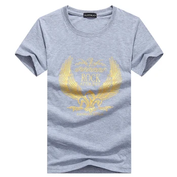 Brand Vara Imprimare Golden Eagle Bărbați Haine de Bumbac T-shirt casual T-Shirt de Fitness topuri Teuri Skateboard Moleton bărbați t-shirt