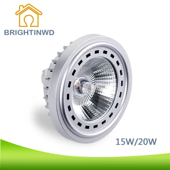 BRIGHTINWD AR111 LED, Spoturi LED COB G53 GU10 Lampa de Lumina DC12V AC110V 220V 12W 15W Bec Alb Rece Alb Cald Pret de Fabrica