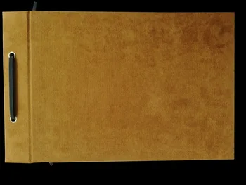 Brodate Aventura Noastră Carte, piele de Căprioară Hardcover Album, 11.6 x 7.5 inch (Model A)