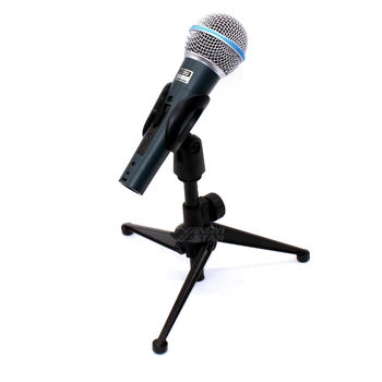 BT58A Profesionale Comutator Vocal Dinamic cu Fir Microfon Stativ de Metal Desktop Suport Trepied Pentru BETA BT 58A Karaoke Microfone