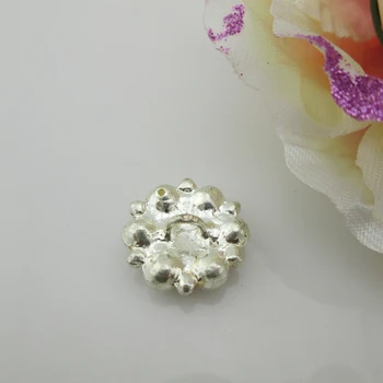 (BT68 18mm)10buc Nobil Stras Butonul de Cristal Clar Faux Fildeș Pearl Coadă Butonul Pentru Cusut Costum de Ambarcațiuni