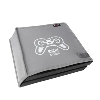 BUBM PS4 PRO SLIM consola primit dovada de praf acoperă organizator de stocare joc husă de pe orizontală pe verticală stil negru gri