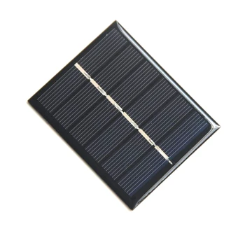 BUHESHUI Mini 0.6 W 3V Panou Solar cu Celule Solare Policristaline Solar DIY Jucărie Sistem de panouri Pentru 2.4 V Baterie Studiu 10buc/lot 60*75 MM