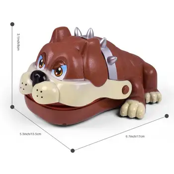 Bulldog Crocodil Gura de Rechin Dentist Musca Degetul Joc Amuzant Gag Jucărie pentru Copii de Joaca pentru Copii Jucării M09