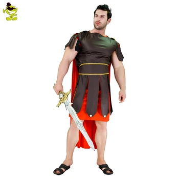 Bărbați Garda Hercules Gladiator Roman Costum Razboinic Roman Deghizat Rochie Fancy Halloween Petrecere cu Costume Cosplay Bărbați Războinici