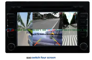 Camera auto quad sistem de control cutie pentru spate stânga față dreapta view camera Tot parcursul vedere, în același timp, de control IR