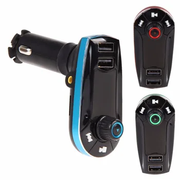 Car Kit-ul Bluetooth AUX MP3 Audio Player Transmițător FM Modulator Auto Telecomanda LCD Dual USB Masina încărcător SP. TF Card Juca