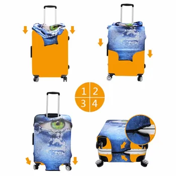 Caz acoperire Gros Elastic de Bagaje, Huse de Protectie, Costum cu Fermoar Pentru 18-30 inch Portbagaj Caz Saci de Călătorie acoperă pentru valiza