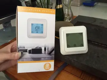 CE ROHS ecran tactil de incalzire in pardoseala cu termostat controler de temperatura termostat de cameră 16A Temperatura