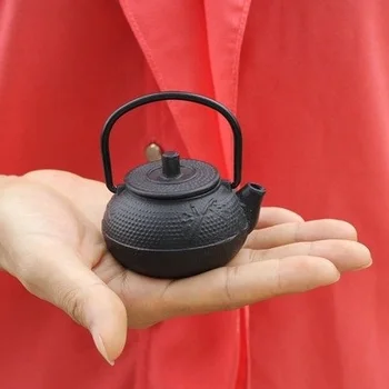 Ceai verde vas de sticla mic ceainic japonez Bine oală fontă jurul ceai de companie pur handpainted antic bine ceainic Decor