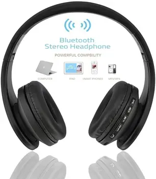 Cel mai bun de Vânzare Andoer Căști fără Fir Digitale Stereo Bluetooth 4.1 EDR Cască Card MP3 player-Casti Radio FM Muzica pentru toate