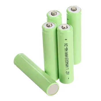 Cel mai mic pret! 5PCS UN SET de 600 mah 3A AAA 1.2 V Ni-MH baterie reîncărcabilă-Verde