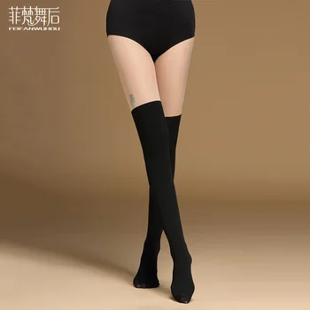 Cele mai noi moda over-the-knee socks catifea Dresuri Sexy Chilot pentru femei/femeie/fată/femeie, Practica de performanță poartă costum