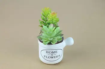Ceramica Tambur ghiveci pentru bonsai Mix plante Suculente Artificiale cactus cu set vaza de Flori false desktop plante pervaz decor