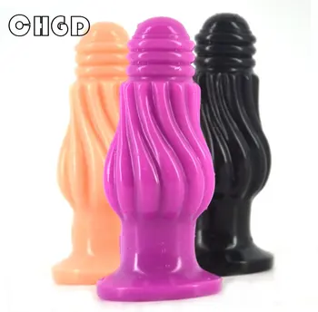 CHGD 12.3*4.5 cm butt plug toy anal burghiu jucarii sexuale pentru femei lesbiene G SPOT vibrator anal prostata stimulator anus sex anal produs