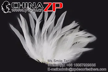 CHINAZP Fabrica 200pieces/Mărimea lotului de 15-20cm(6-8inch) de Bună Calitate Albite Cocoș Alb Coque Pene