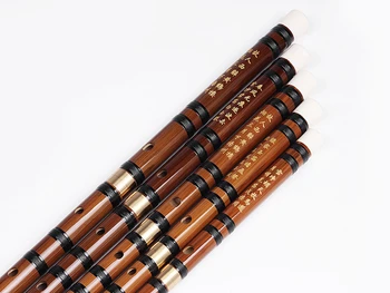 Chineză Flaut de Bambus Alamă Articulații Cheie de C/D/E/F/G de Suflat Instrumente Muzicale Fierbinte vinde Dizi Pan Flauta cu toate Accesoriile