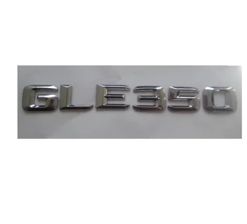 Chrome 3D Plastic ABS Portbagaj Spate Litere Cuvinte Insigna Emblema Decal Autocolant pentru Mercedes-Benz GLE Clasa GLE350