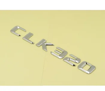 Chrome 3D Plastic ABS Portbagaj Spate Scrisori Insigna Emblema Decal Autocolant pentru Mercedes-Benz CLK Class CLK320