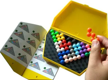 Clasic IQ Puzzle Logica Copiii Minte teaser Creier Margele Puzzle-uri de Joc Jucarii pentru Copii Adulți 1 Manual de 180 De Provocări