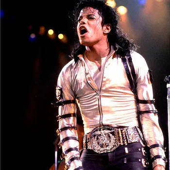 Clasic Michael Jackson Designer Curele Bărbați De Înaltă Calitate BADConcert Performanță Aliaj De Argint Punk Militar Armata Vulturul De Mare Centura