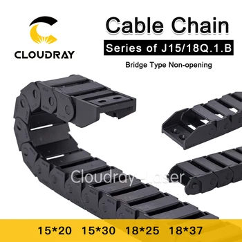 Cloudray Cablu Lanțuri 15x20 15x30 18x25 18x37 mm Pod de Tip Non-Deschiderea Plastic cablu de tractare de Transmisie Drag Chain pentru Mașină