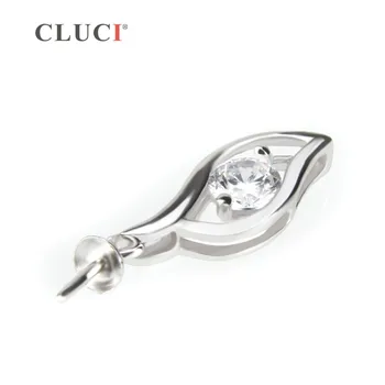CLUCI femei bijuterii Frunze de Forma 925 sterling de argint colier pandantiv perle accesorii, se pot lipi pe pearl