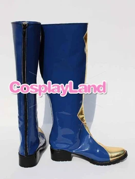 Code Geass Lelouch Zero Albastru Cosplay Cizme Pantofi Anime Petrecerea de Cosplay Show Cizme Personalizate pentru Adulti Barbati Pantofi