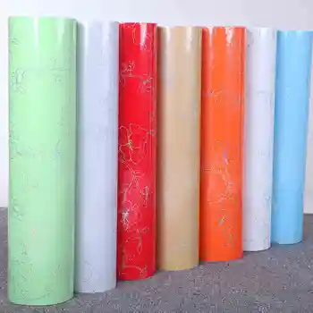 Colorate DIY Decorative din PVC autoadezive de Hârtie de Perete Autocolant Mobila de Renovare Autocolant Dulap de Bucătărie, Masă, Film rezistent la apa