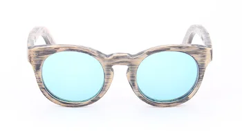 Copii ochelari de Soare Polarizat Cadru Rotund Ochelari pentru Fete Baieti Brand Designer de Ochelari ochelari de Soare de Lemn Copii Ieftine en-Gros