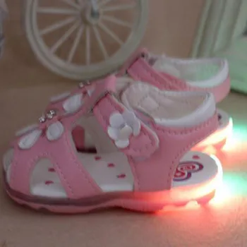 Copii Pantofi Fete 2017 Nou Sandale Fille De Vară Copil Fete Sandale Flower Princess Copii Fete Pantofi De Moda Sandale Pentru Copii