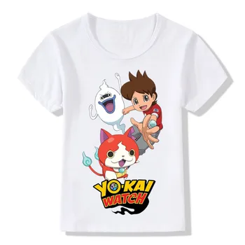 Copii Yo-Kai Watch Design de Desene animate Amuzante Tricouri Băieți Fete Bluze Maneca Scurta Copii, Casual, Haine Pentru Copil,HKP5137