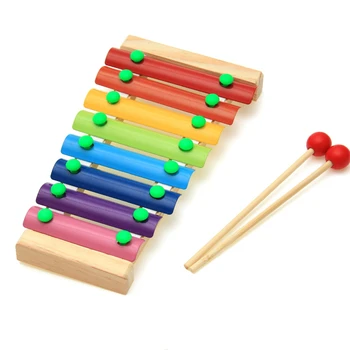 Copil Copil Jucării Muzicale Xilofon Înțelepciune Dezvoltare Instrument De Lemn