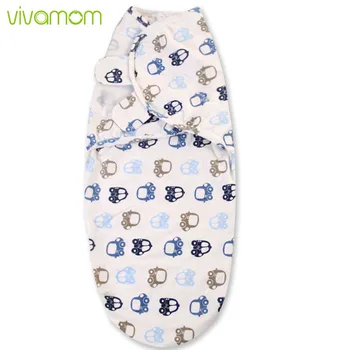 Copilul înfășat din bumbac copil swaddleme folie summer infant primit pături sac de somn copil sleepsack plicuri pentru nou-născuți