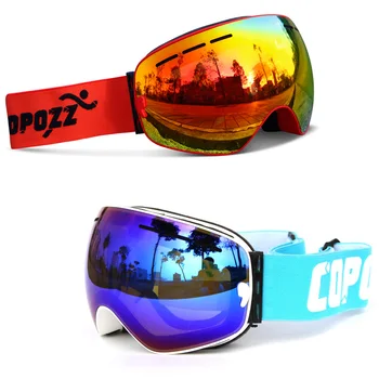 COPOZZ Brand de Ochelari de Schi Bărbați Femei Snowboard Ochelari de protecție Ochelari de Schi Protecție UV400 Schi de Zăpadă Ochelari Anti-ceata Masca de Schi