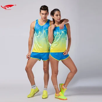 Costume sportive pentru Femei de Maraton Haine Vesta+pantaloni Scurți 2 bucăți set de Curse kituri de atletism Îmbrăcăminte Jogging Execută Seturi 2017 Nou