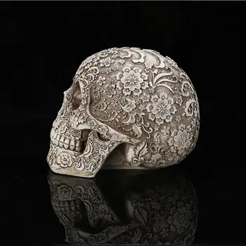Craniu uman Rășină Replica Modelul Medical Viața dimensiunea 1:1 de Halloween Decor Acasă Decorative Ambarcațiunile de Craniu sculpturi,statui,figurine