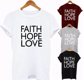 Credința, Speranța Dragoste Doamnelor Mens T Shirt Cadou Mai multe Dimensiuni și Culori-B042