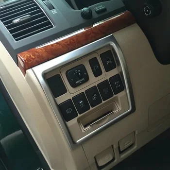 Crom Interior Comutatorul de Styling de Turnare Pentru Toyota Land Cruiser V8 LC200 2016 Model