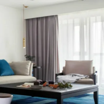 Culoare pură simplu și modern Faux lenjerie de 85% de umbrire, perdele pentru hotel Home Decor Perdea Pentru Fereastra de la sufragerie Personalizate