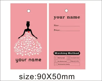 Custom print seara ce dreess' hang categorie rochie de mireasa tag-uri , personalizate femei cârpă tag-uri ,imprimare logo-ul pe tag-uri