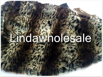 De bună calitate leopard model tigru de pluș, țesături,Îmbrăcăminte, pantofi de materiale decorative,a simțit pânză,160cm*45cm(jumătate de curte)/buc