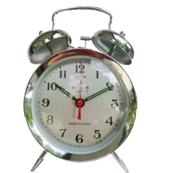 De epocă, de modă veche, manual ceasul ultralarge mecanice ceas cu alarmă metal potcoavă ceas deșteptător