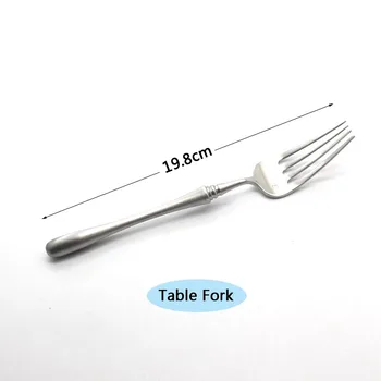 De Lux 304 Din Oțel Inoxidabil Set De Tacâmuri Cina Knife And Fork Kit Vesela Tacamuri Set Sliverware Accesorii De Bucatarie