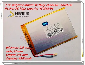 De mare capacitate 3.7 V baterie tabletă 2692148 4500 mah fiecare comprimat marca universal reîncărcabilă litiu