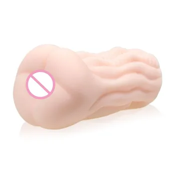 De sex masculin Silicon 3D Masturbator Vagin Real & Anus Portabil Pizda Artificiala Vaginale Masturbari Cupa Analsex jucarii Sexuale pentru barbati