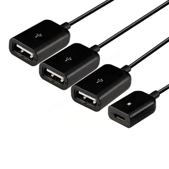 De înaltă Calitate, Cititor de Carduri 4-în-1 de Tip C pentru Micro OTG USB HUB cu Alimentare OTG Tip C Hub Cablu de Încărcare pentru Samsung/Huawei