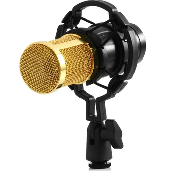 De înaltă Calitate Profesională Condensator usb Înregistrare Sunet microfon bm 800 3.5 mm jack Microfon + Shock Mount pentru calculator