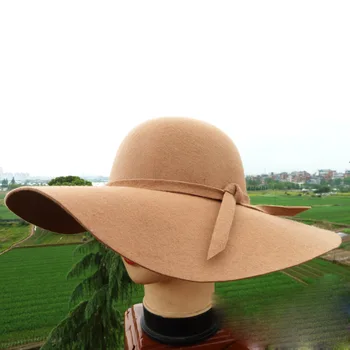 Design rafinat anti razele Ultraviolete palaria pentru femei de moda de vară pălărie largă pur elegant pălărie de soare casual plaja hat