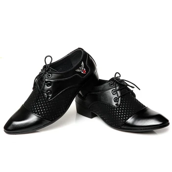 Designer De Brand De Lux Pantofi Oxfords Pentru Barbati Pantofi Rochie De Birou Din Piele Pantofi Rochie Zapatos Hombre Om Alb Negru Pantofi De Nunta